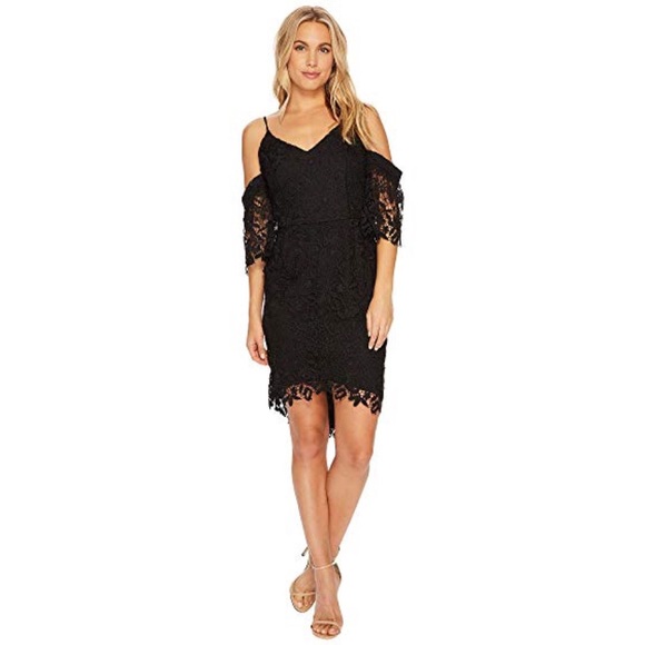 Adelyn RAE KRISTA LACE COLD SHOULDER DRESS - Picture 3 of 5